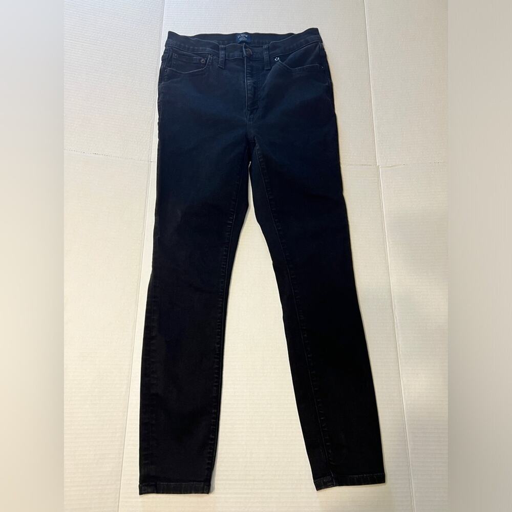 J Crew 9 Inch High Rise Skinny Jeans midnight wash Size 28